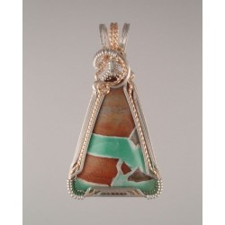 Warm All Over Variscite Pendant