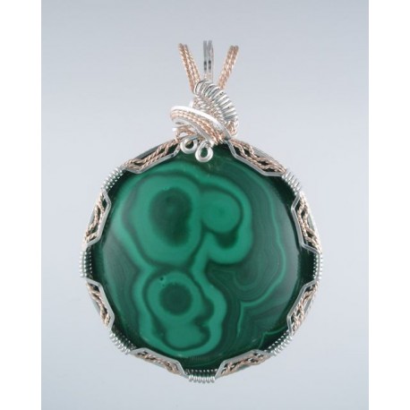 Snoopster Malachite Pendant