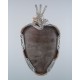 Royal Blush Pink Petoskey Stone Pendant