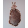 Perfect Pink Petoskey Stone Pendant