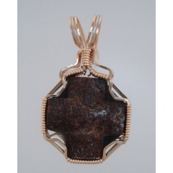 Perfect Cross Staurolite Pendant