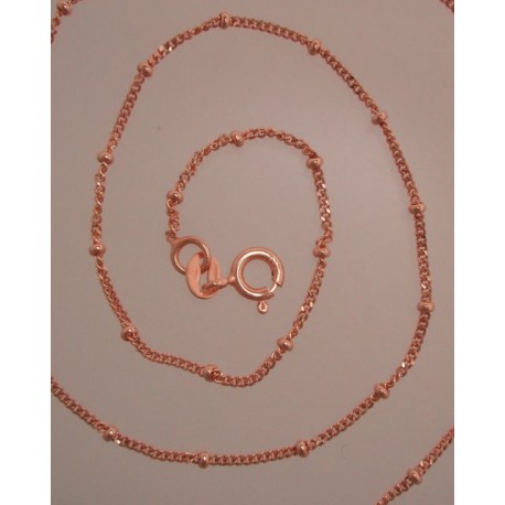 16-18" Pink Gold Chain