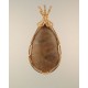 Sidelong Petoskey stone Pendant